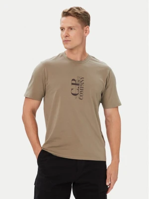 C.P. Company T-Shirt 21CMTS134A005100W Beżowy Regular Fit