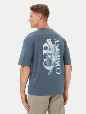 C.P. Company T-Shirt 21CMTS209A110579W Niebieski Comfort Fit