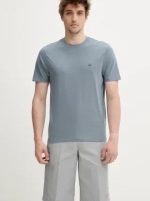 C.P. Company t-shirt bawełniany męski kolor szary z nadrukiem 18CMTS030A005100W
