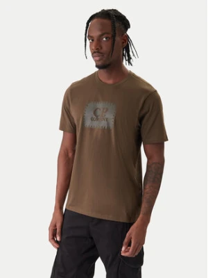 C.P. Company T-Shirt RCCMTS723A005100W Zielony Regular Fit