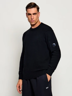 C.P. Company Wełniany sweter | Regular Fit czarny
