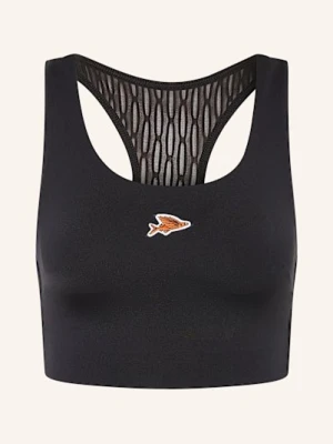 Café Du Cycliste Biustonosz Sportowy Cesarine Z Siateczką schwarz CAFÉ DU CYCLISTE