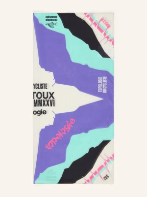 Café Du Cycliste Chusta Wielofunkcyjna Topologie lila purpurowy