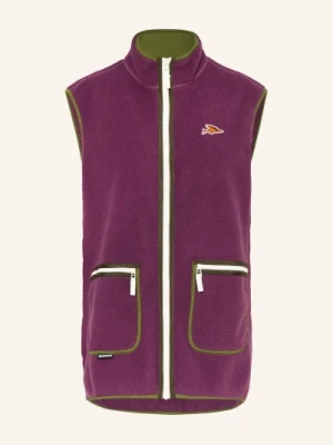 Café Du Cycliste Kamizelka Polarowa Cyrielle lila CAFÉ DU CYCLISTE