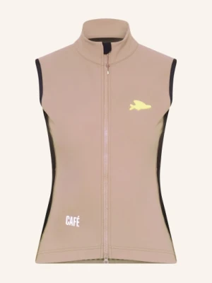 Café Du Cycliste Kamizelka Rowerowa Softshell Sibille braun CAFÉ DU CYCLISTE