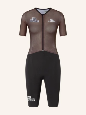 Café Du Cycliste Kombinezon Speedsuit Cerise Z Wyściełaną Wkładką gruen