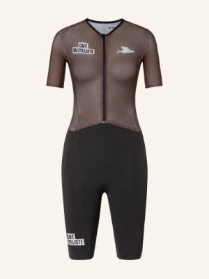 Café Du Cycliste Kombinezon Speedsuit Cerise Z Wyściełaną Wkładką gruen CAFÉ DU CYCLISTE