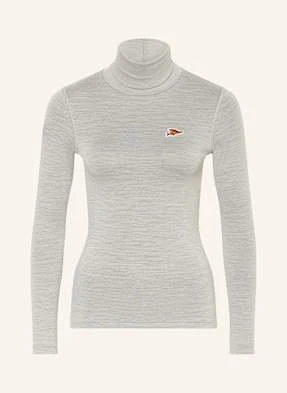 Café Du Cycliste Koszulka Kolarska Carmen Z Dodatkiem Wełny Merino grau CAFÉ DU CYCLISTE