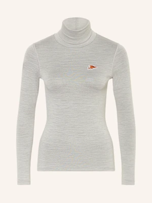 Café Du Cycliste Koszulka Kolarska Carmen Z Dodatkiem Wełny Merino grau CAFÉ DU CYCLISTE