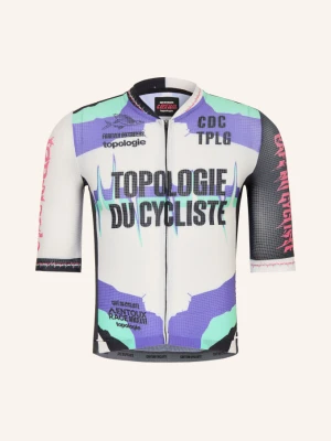 Café Du Cycliste Koszulka Rowerowa Bergida Topologie beige