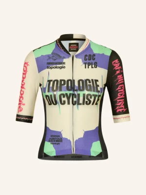 Café Du Cycliste Koszulka Rowerowa Bergida Topologie beige