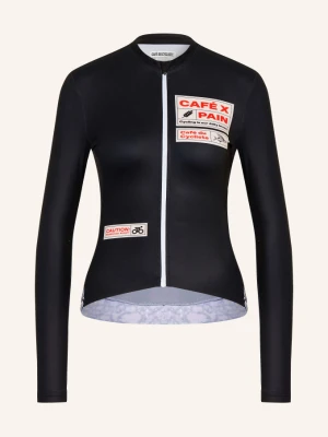 Café Du Cycliste Koszulka Rowerowa Constance Pain schwarz CZARNY