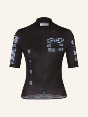 Café Du Cycliste Koszulka Rowerowa Eze schwarz CAFÉ DU CYCLISTE