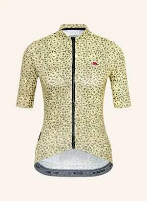 Café Du Cycliste Koszulka Rowerowa Fleurette gelb CAFÉ DU CYCLISTE