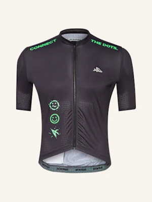 Café Du Cycliste Koszulka Rowerowa Fleurette grau CAFÉ DU CYCLISTE