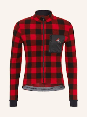 Café Du Cycliste Koszulka Rowerowa Z Polaru Solange rot CAFÉ DU CYCLISTE