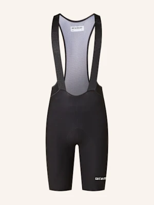 Café Du Cycliste Spodenki Kolarskie Z Szelkami I Wyściełaną Wkładką Marinette schwarz CAFÉ DU CYCLISTE