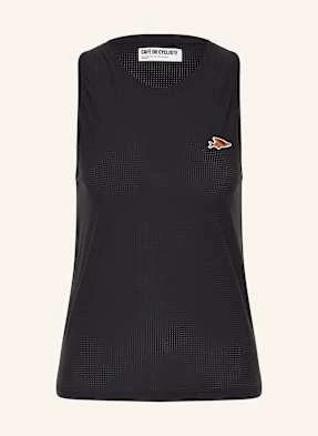 Café Du Cycliste Top Do Biegania Alix schwarz CAFÉ DU CYCLISTE