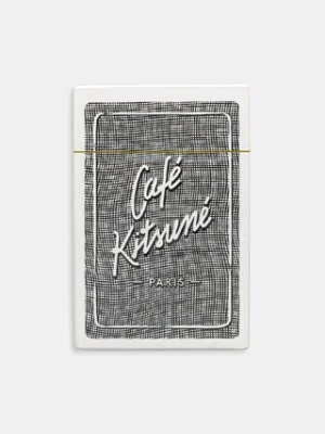 Café Kitsuné karty do gry Barista Fox Card Game kolor biały CKNU08501O0012