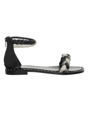 Cafe Noir Sandały w kolorze czarnym rozmiar: 36