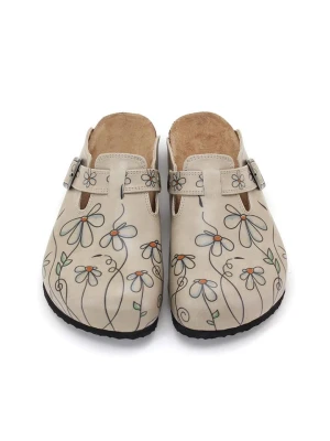 Calceo Chodaki w kolorze beżowym rozmiar: 38