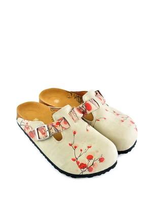 Calceo Chodaki w kolorze różowo-beżowym rozmiar: 39