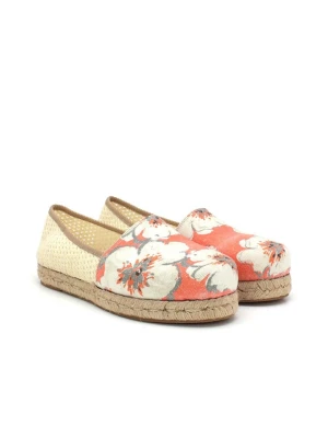 Calceo Espadryle w kolorze pomarańczowo-kremowym rozmiar: 41
