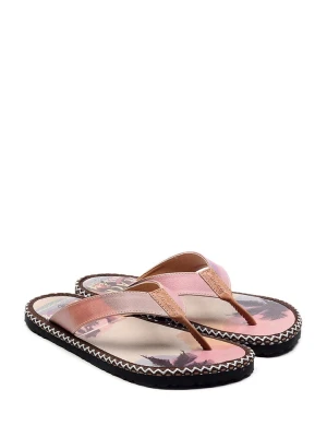 Calceo Japonki w kolorze jasnoróżowym ze wzorem rozmiar: 37
