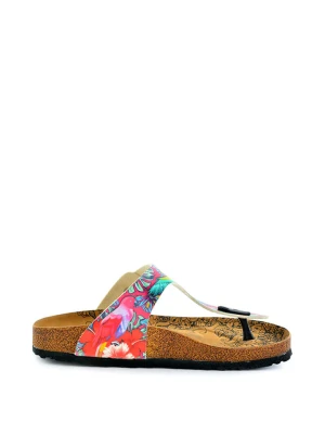 Calceo Japonki w kolorze różowo-turkusowym rozmiar: 42