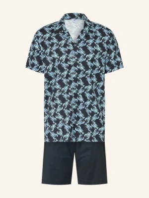 Calida Piżama Typu Shorty Relax Imprint 2 blau