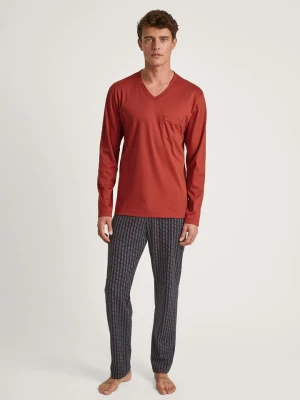 Calida Piżama w kolorze czerwono-granatowym rozmiar: XXL