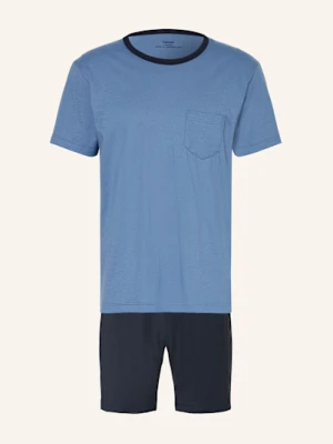 Calida Piżama Z Szortami Relax Essentials blau