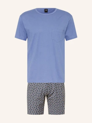 Calida Piżama Z Szortami Relax Imprint blau
