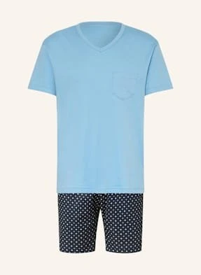 Calida Piżama Z Szortami Relax Streamline blau