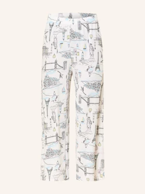 Calida Spodnie Od Piżamy 7/8 Favourites Marine weiss