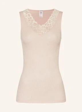 Calida Top Silky Wool Joy Z Wełny Merino, Z Dodatkiem Jedwabiu rosa