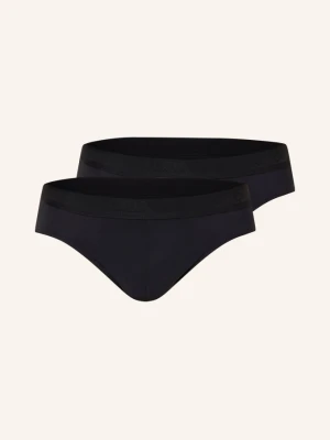 Calida Zestaw 2 Par Slipów Micro Stretch schwarz CZARNY