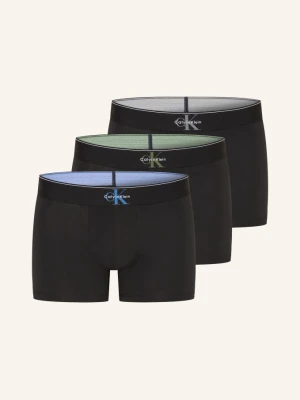 Calvin Klein 3-Pak Bokserek Graphic Monogram schwarz