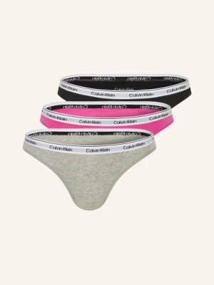 Calvin Klein 3-Pak Majtek pink