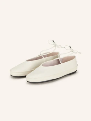 Calvin Klein Baleriny Mary Jane weiss