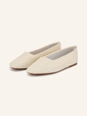 Calvin Klein Baleriny Oblique weiss