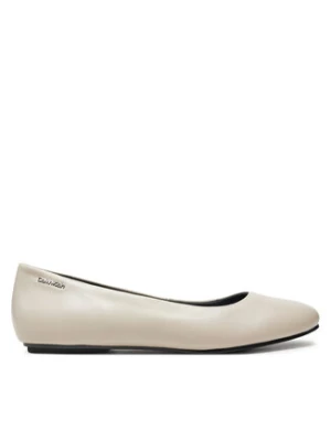 Calvin Klein Baleriny Round Ballerina HW0HW00618 Szary