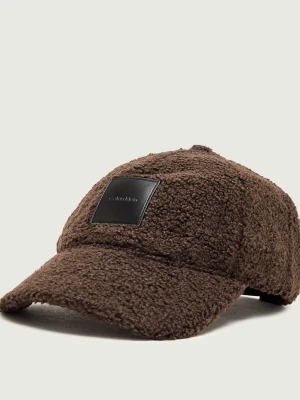 Calvin Klein Bejsbolówka | shearling brązowy
