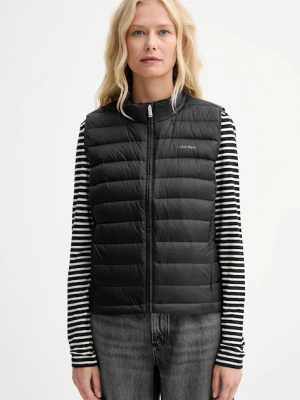 Calvin Klein bezrękawnik puchowy kolor czarny przejściowy LV044C529G