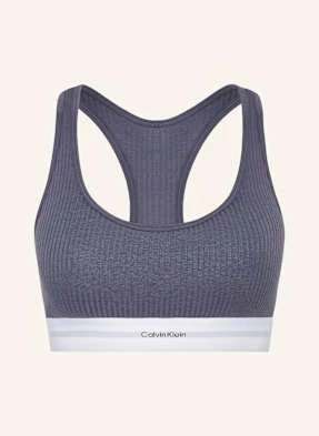 Calvin Klein Biustonosz Bustier Cotton Modal Rib blau