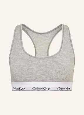 Calvin Klein Biustonosz Bustier Icon Cotton Modal grau