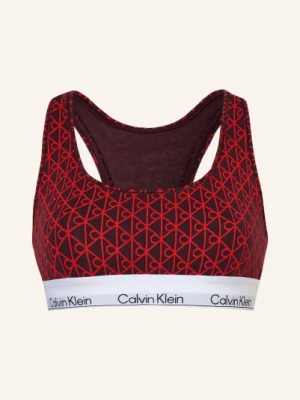 Calvin Klein Biustonosz Bustier Icon Cotton Modal rot