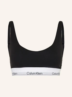 Calvin Klein Biustonosz Bustier Icon Cotton Modal schwarz