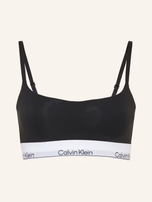 Calvin Klein Biustonosz Bustier Icon Cotton Modal schwarz