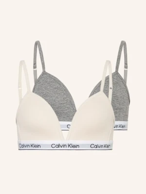 Calvin Klein Biustonosz Bustier Icon Cotton Stretch, 2 Szt rosa